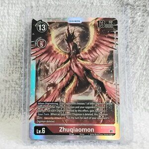 3/$35 Mint Zhuqiamon Digimon Holo Card BT8-019 SR by Bandai!!